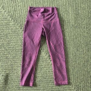 Lululemon Full On Luon Purple Leggings